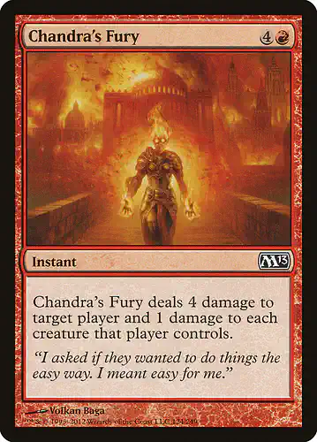 Chandra's Fury - m13 Spoiler