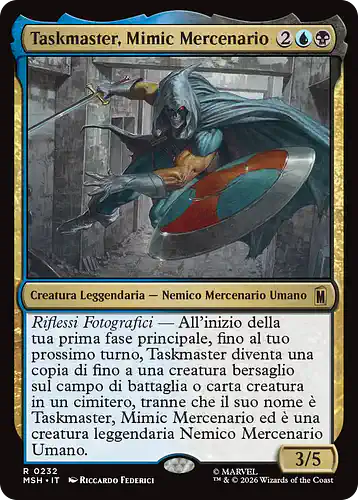 Taskmaster, Mercenary Mimic - msh Spoiler