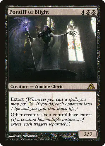 Pontiff of Blight - dgm Spoiler