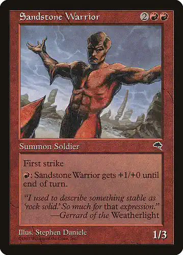 Sandstone Warrior - tmp Spoiler