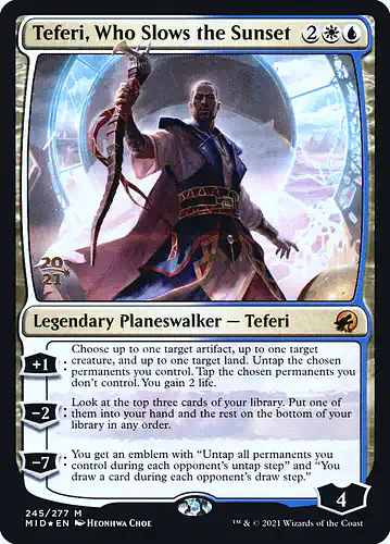 Teferi, Who Slows the Sunset - mid Spoiler