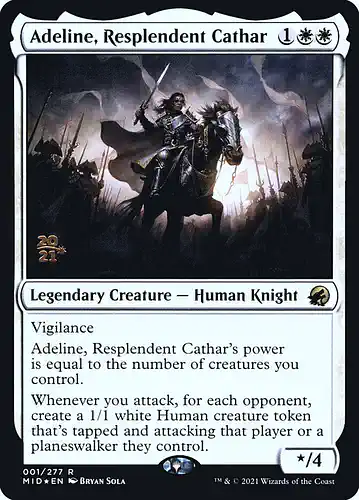 Adeline, Resplendent Cathar - mid Spoiler