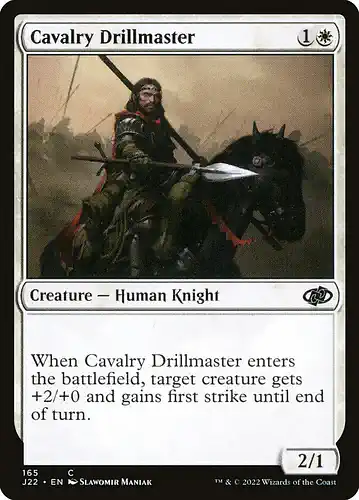 Cavalry Drillmaster - j22 Spoiler