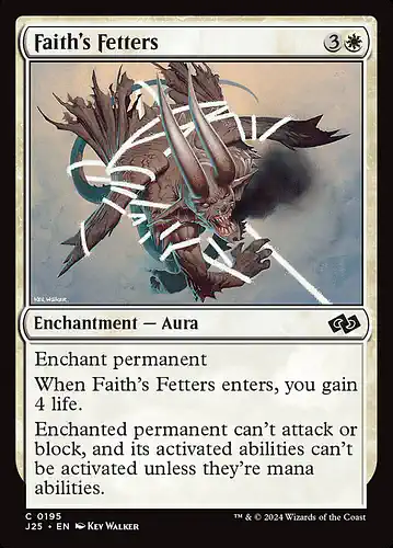 Faith's Fetters - j25 Spoiler