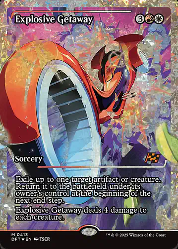 Explosive Getaway - dft Spoiler