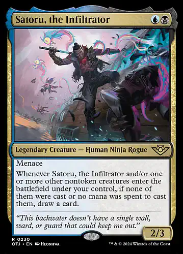 Satoru, the Infiltrator - otj Spoiler
