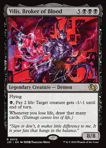 Vilis, Broker of Blood - j25 Spoiler
