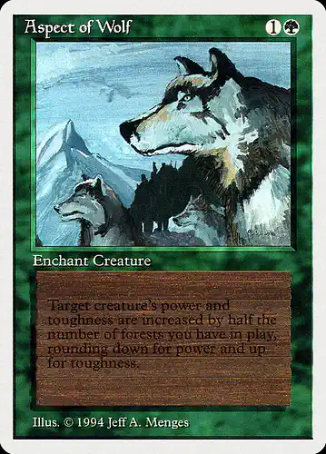 Aspect of Wolf - sum Spoiler