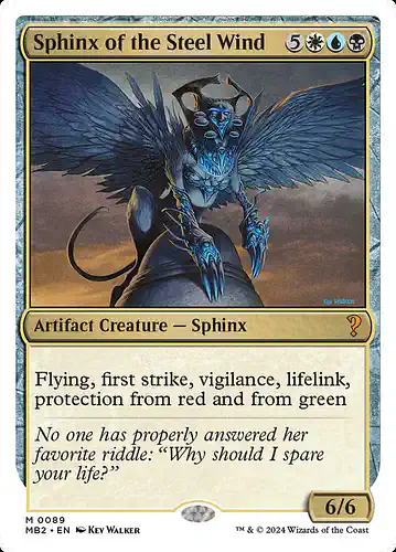 Sphinx of the Steel Wind - mb2 Spoiler
