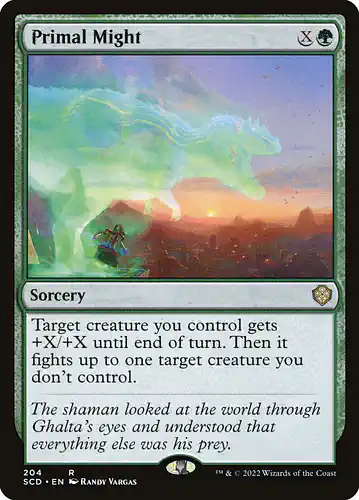Primal Might - scd Spoiler