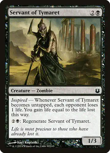 Servant of Tymaret - bng Spoiler
