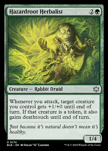 Hazardroot Herbalist - blb Spoiler
