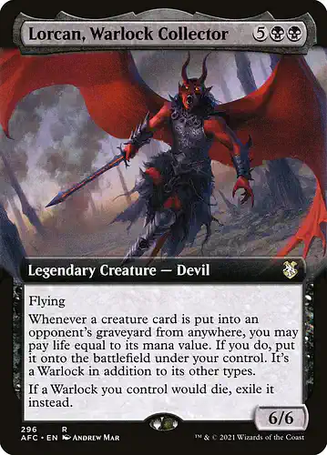 Lorcan, Warlock Collector - afc Spoiler