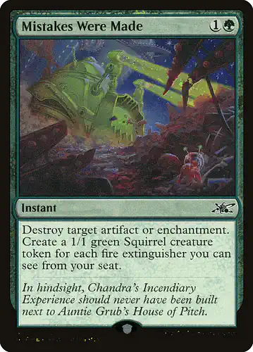 Mistakes Were Made - unf Spoiler
