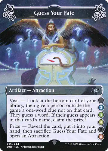 Guess Your Fate - unf Spoiler