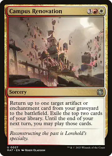 Campus Renovation - mat Spoiler