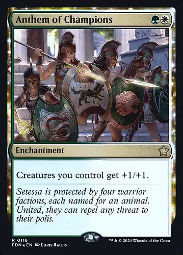 Anthem of Champions - fdn Spoiler