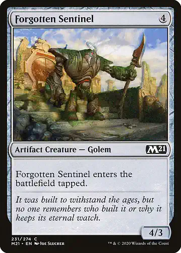 Forgotten Sentinel - m21 Spoiler