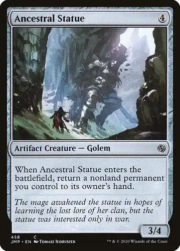 Ancestral Statue - jmp Spoiler