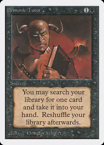 Demonic Tutor - 2ed Spoiler