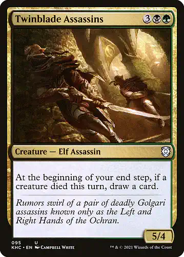 Twinblade Assassins - khc Spoiler
