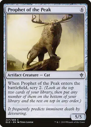 Prophet of the Peak - eld Spoiler