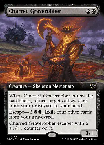 Charred Graverobber - otc Spoiler