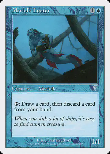 Merfolk Looter - 7ed Spoiler