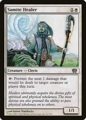 Samite Healer - 8ed Spoiler
