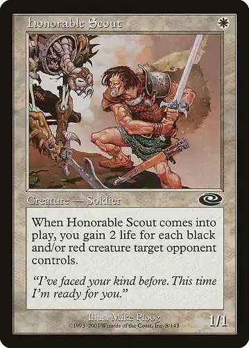 Honorable Scout - pls Spoiler