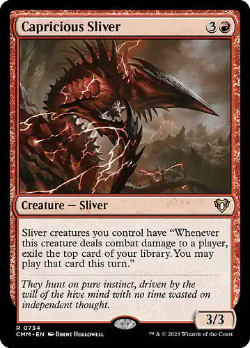 Capricious Sliver - cmm Spoiler