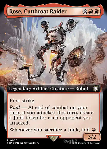 Rose, Cutthroat Raider - pip Spoiler