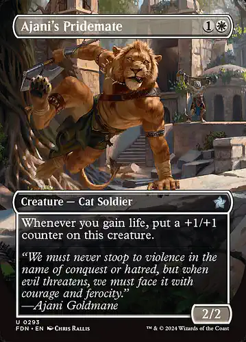 Ajani's Pridemate - fdn Spoiler