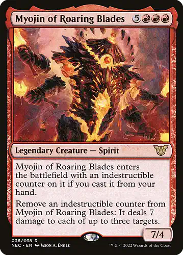 Myojin of Roaring Blades - nec Spoiler
