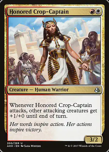 Honored Crop-Captain - akh Spoiler