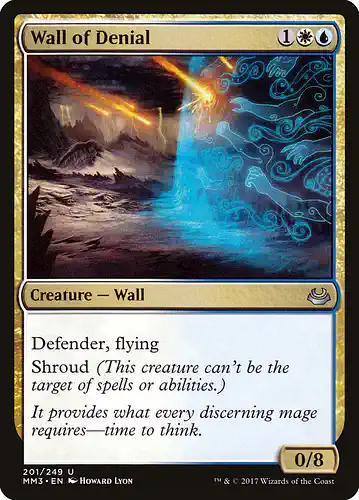 Wall of Denial - mm3 Spoiler
