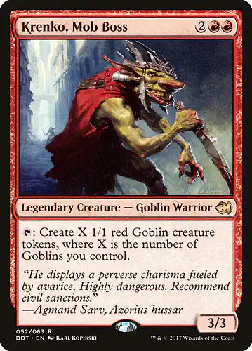 Krenko, Mob Boss - ddt Spoiler