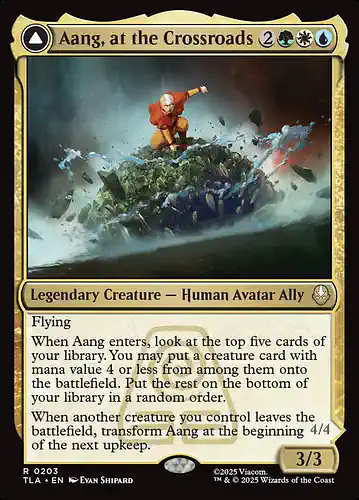 Aang, at the Crossroads - tla Spoiler