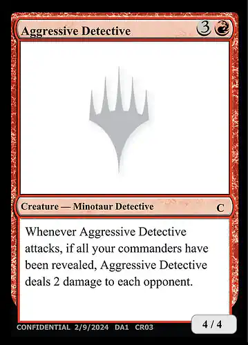 Aggressive Detective - unk Spoiler
