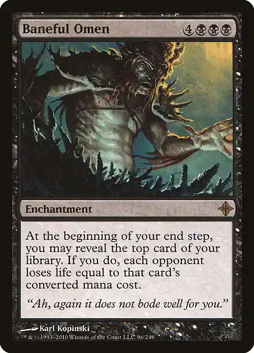 Baneful Omen - roe Spoiler