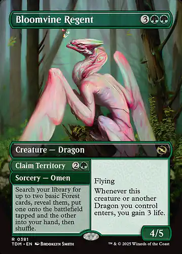 Bloomvine Regent // Claim Territory // Bloomvine Regent - tdm Spoiler