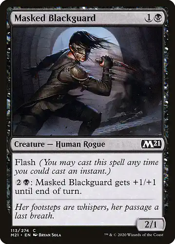 Masked Blackguard - m21 Spoiler