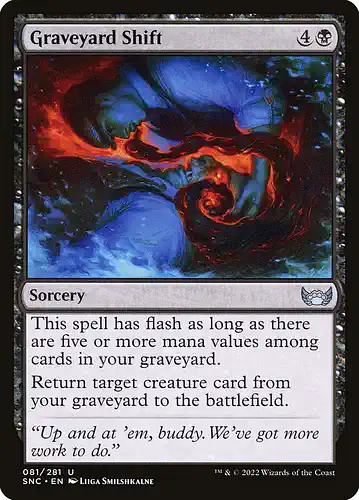 Graveyard Shift - snc Spoiler