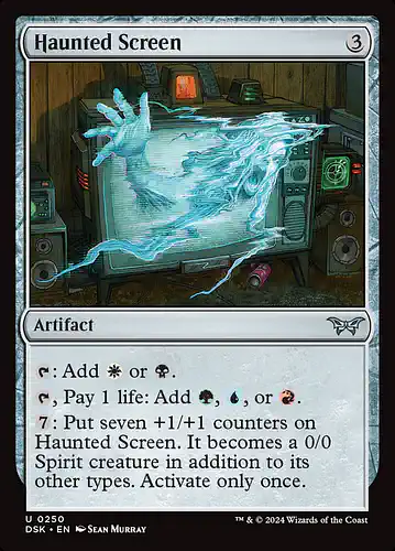 Haunted Screen - dsk Spoiler