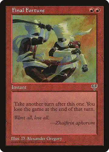 Final Fortune - mir Spoiler