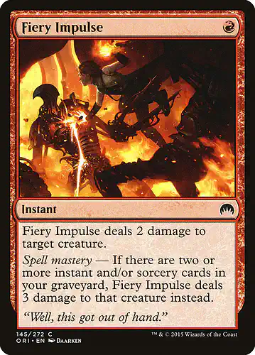 Fiery Impulse - ori Spoiler