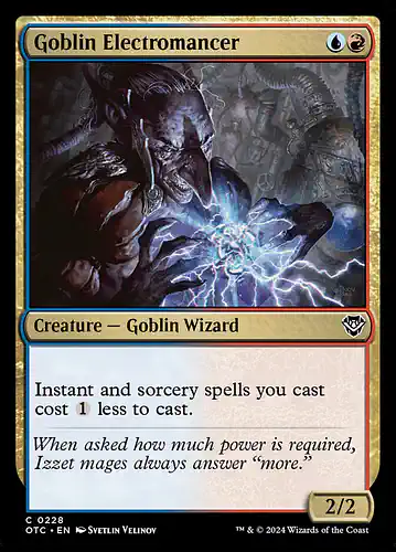 Goblin Electromancer - otc Spoiler