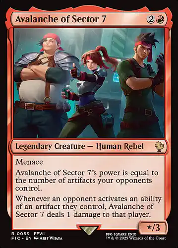 Avalanche of Sector 7 - fic Spoiler