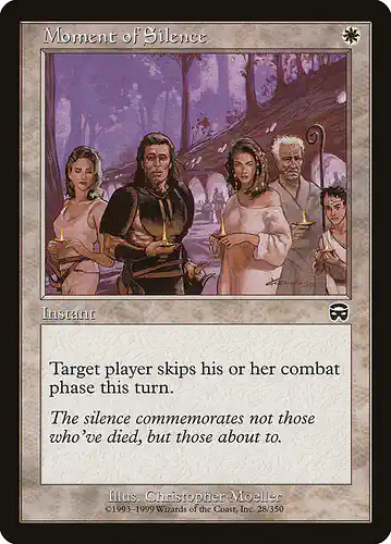 Moment of Silence - mmq Spoiler