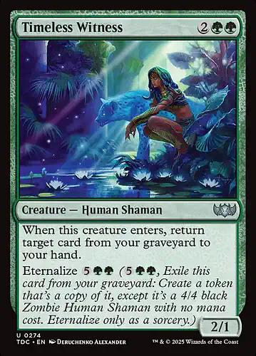 Timeless Witness - tdc Spoiler